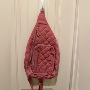 EEUC Vera Bradley Strawberry Ice Pink Large Sling Bag